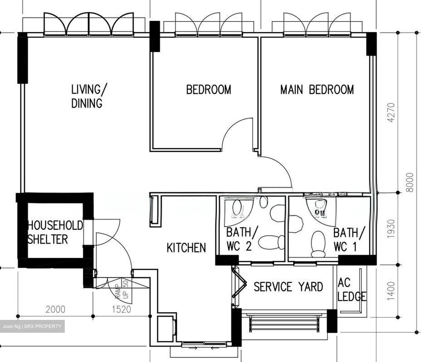 Blk 174A Paya Lebar Lodge (Hougang), HDB 3 Rooms #576326891